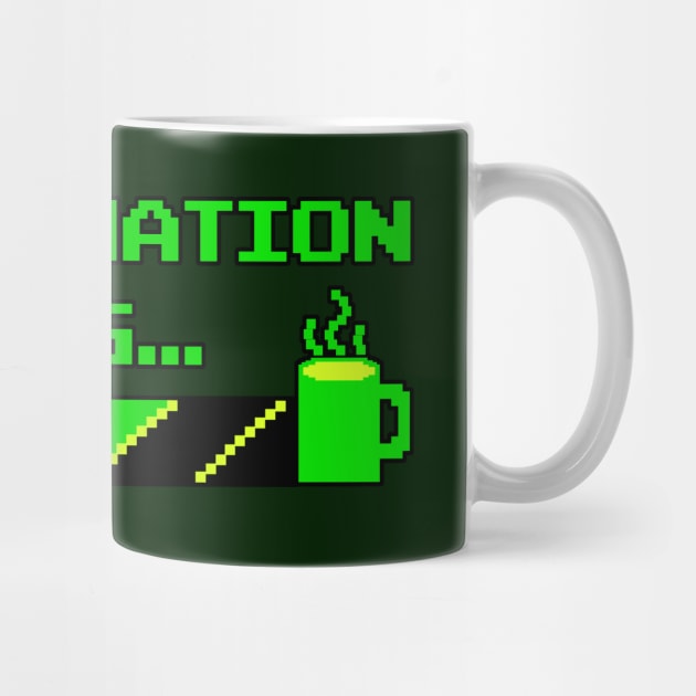 Retro Caffeine Meter (Green Version) by Jan Grackle